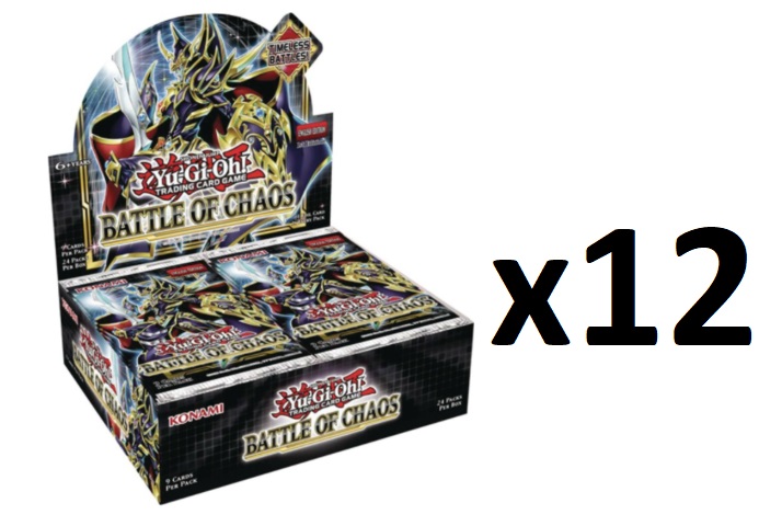 Yu-Gi-Oh Battle of Chaos 1st Edition Booster CASE (12 Booster 